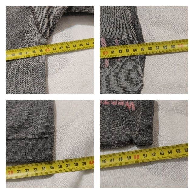 Bluza de corp ski wool lînă base layer L dama fete