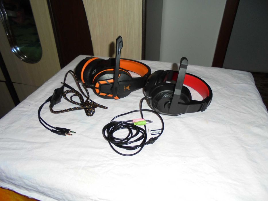 Casti Noi,Pro Gaming, Sound HD,Microfon,IMPECABILE,3.5-mm,Pret-100 LEI
