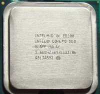 Процессор Core 2 Duo E8200, 2,66 МГц, сокет 775