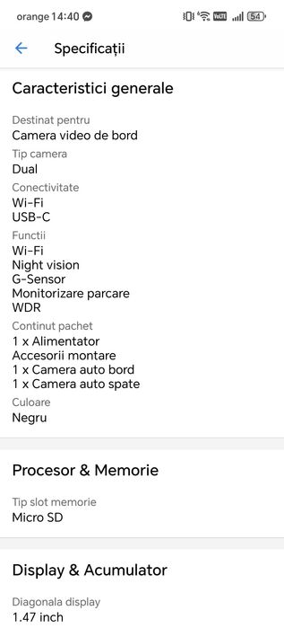 Camera bord auto Bestsee M33 4K Sigilata