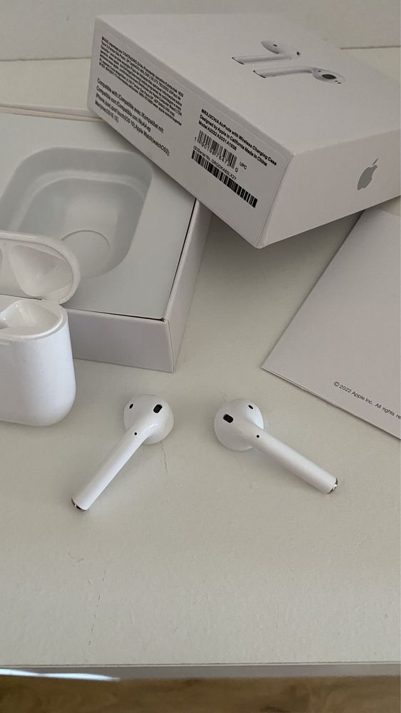 Căști Apple AirPods 2, White