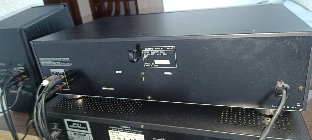 Deck Sony,Dublu cd  rec Philips