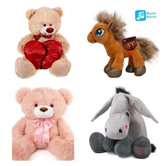 Плюшени играчки, промоция -30%