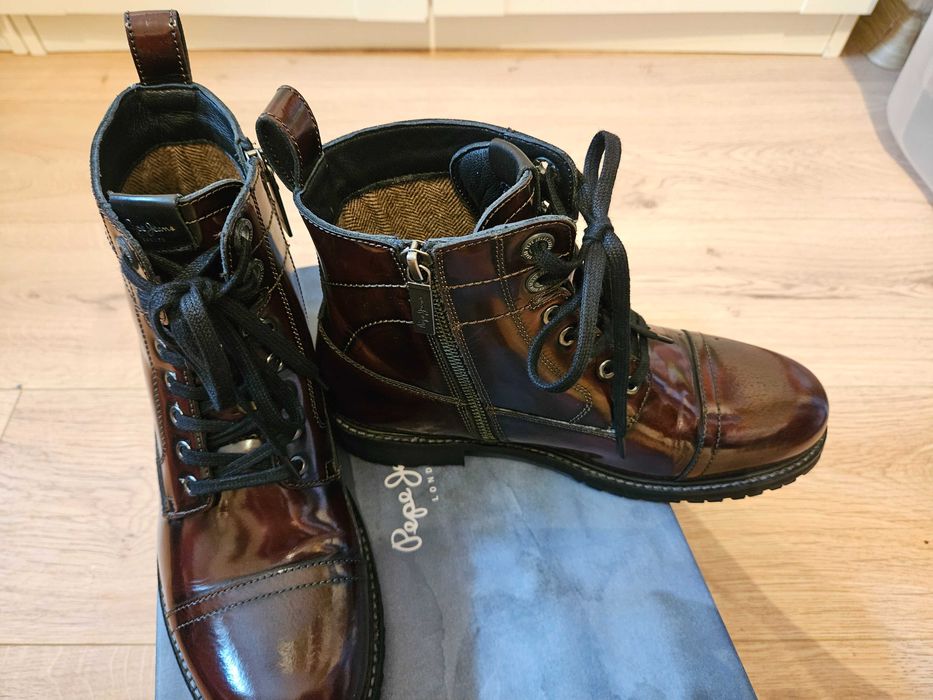 Кожени боти Pepe Jeans London, 39 номер