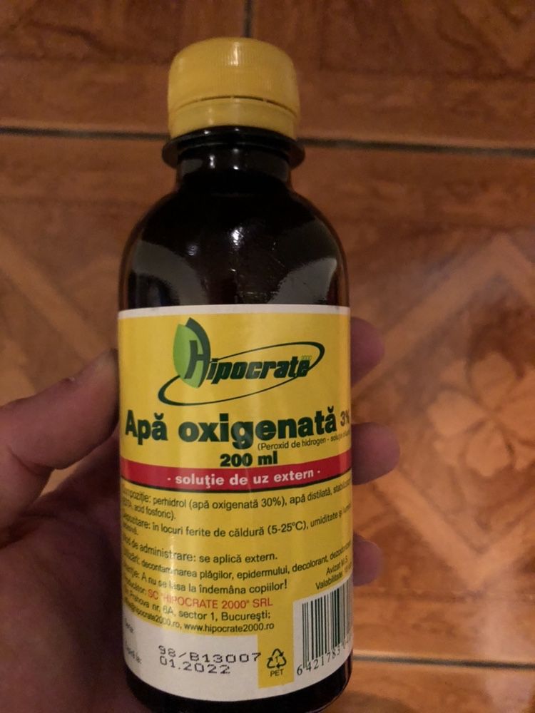 Sparay dezinfectant + apa oxigenta
