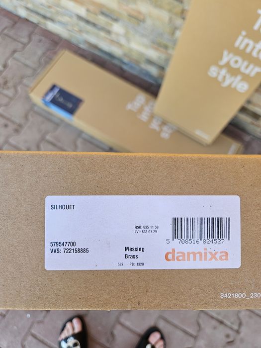 Coloana de dus Damixa Silhouet alama lucioasa