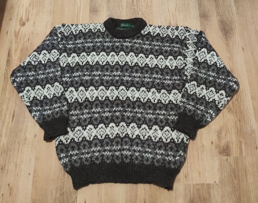 Pulover gros din lână Glenden Made in England marimea L