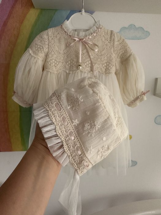 Rochite botez alba si roz