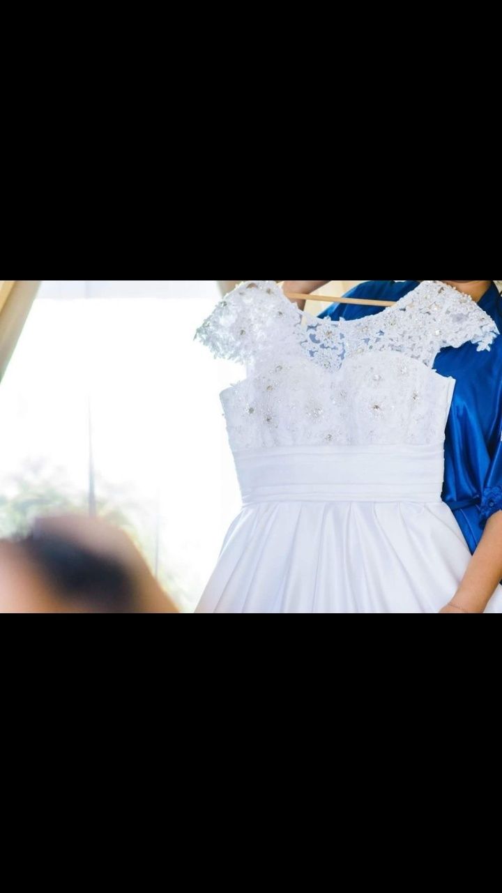 Счастливое свадебное платье 48р
