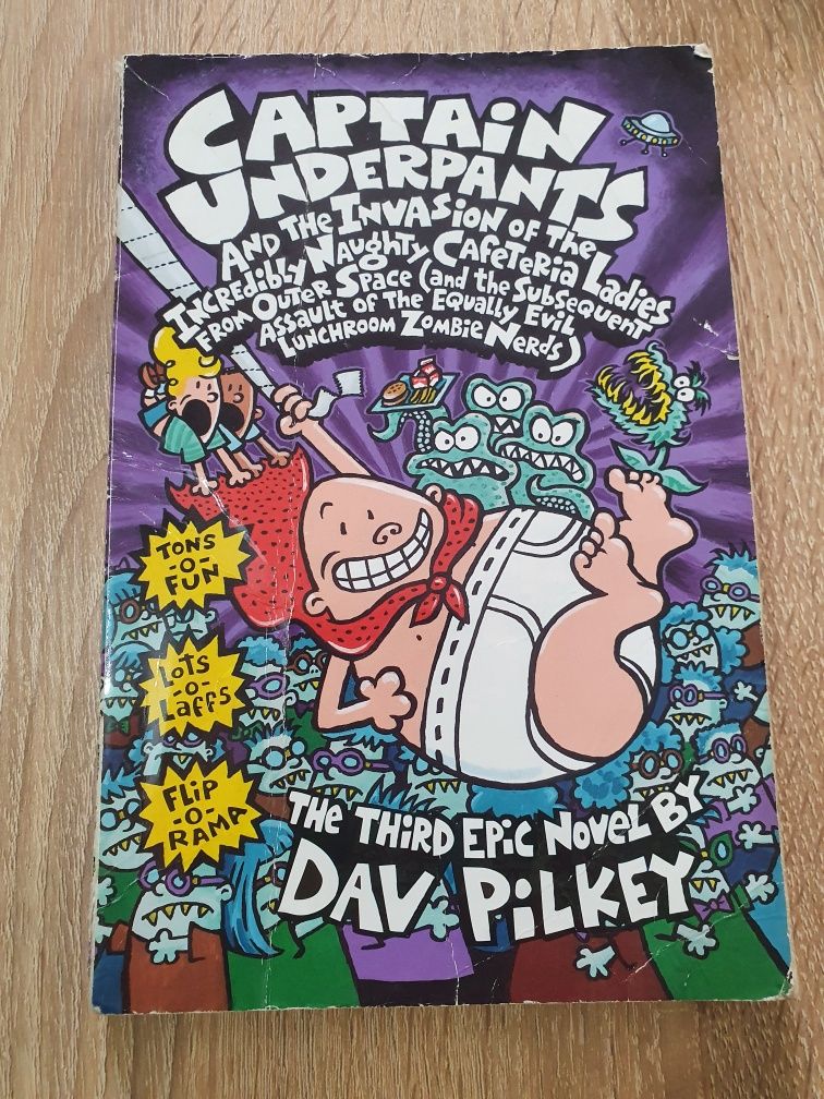 Captain underpants - carte in engleza