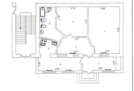 Продам 3 комнатную,под офис,метро Минор