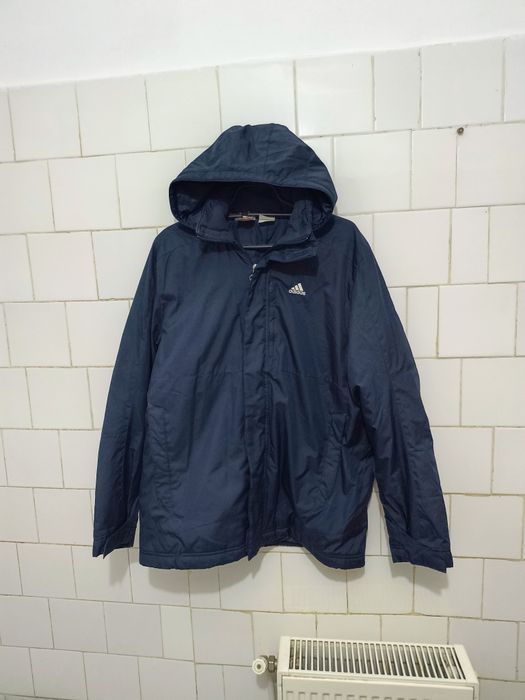 Geaca faș marca Adidas mărime L culoare albastru originala