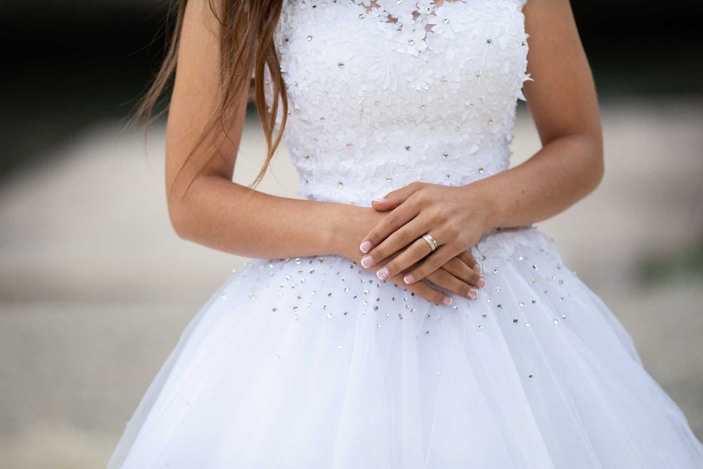 Rochie de mireasă tip prințesă mărimea S