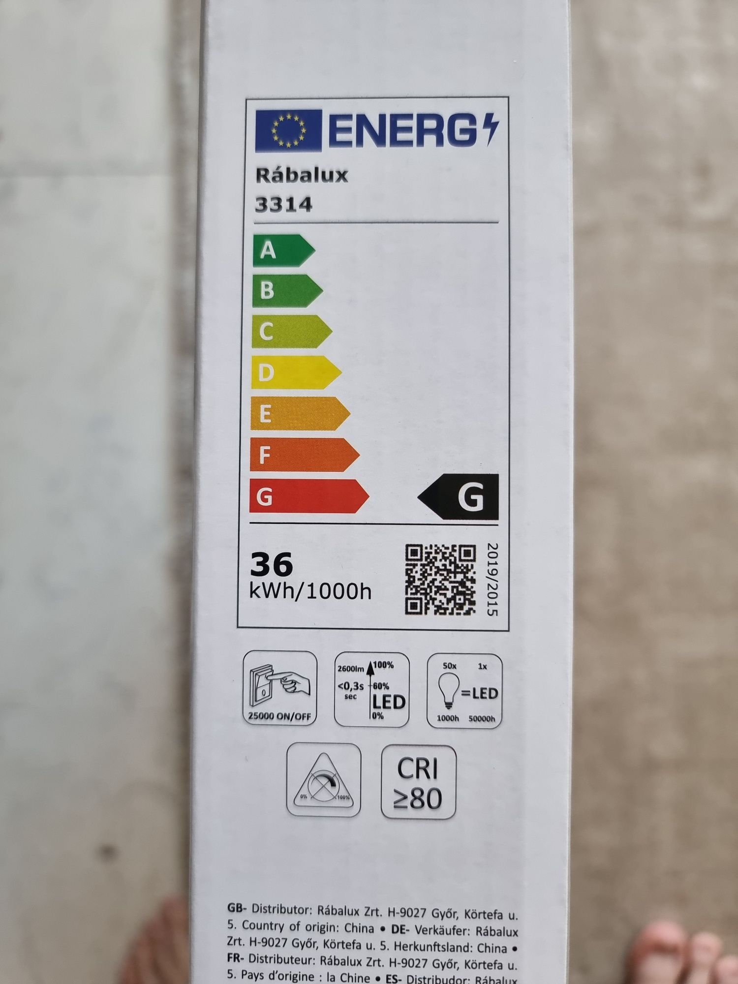 Лампа Rabalux LED