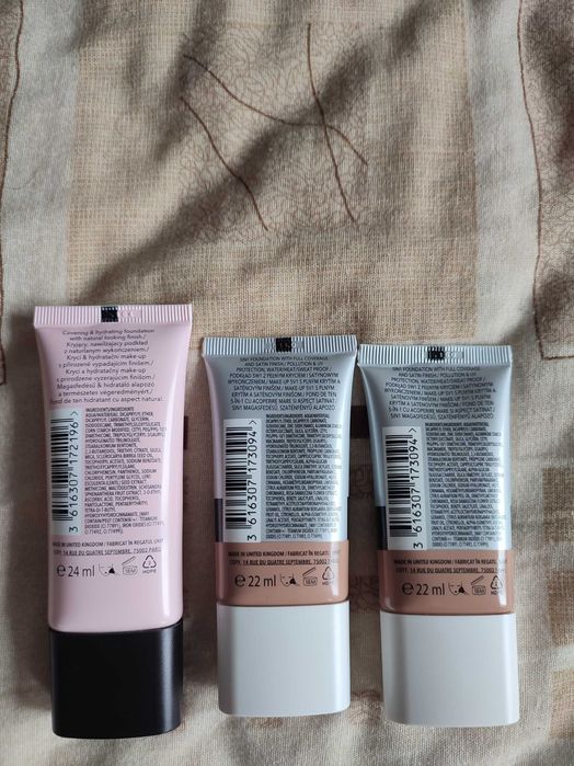 3 tuburi de fond de ten Miss Sporty