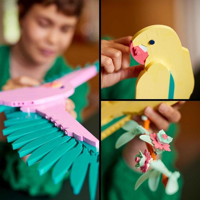 LEGO Art The Fauna Collection, папагали ара, конструктор за сглобяване