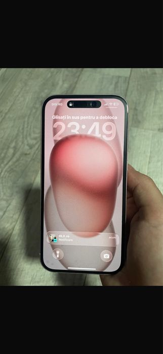 iPhone 15 Roz 128GB 85% capacitate baterie