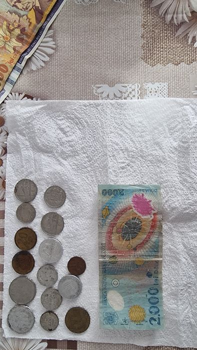 Colectie monede si bancnote vechi