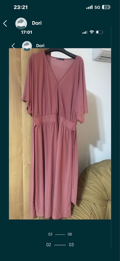 Rochie Zara maneca scurta