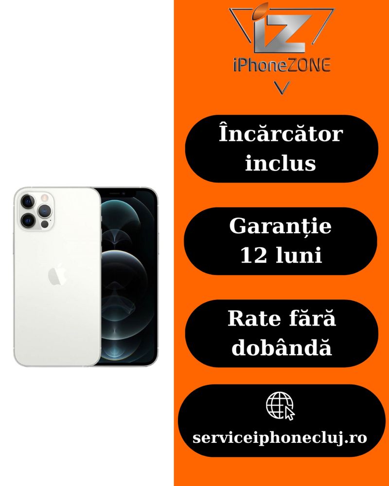 Magazin vinde iphone 12 pro max 128gb 100% garantie 12 luni