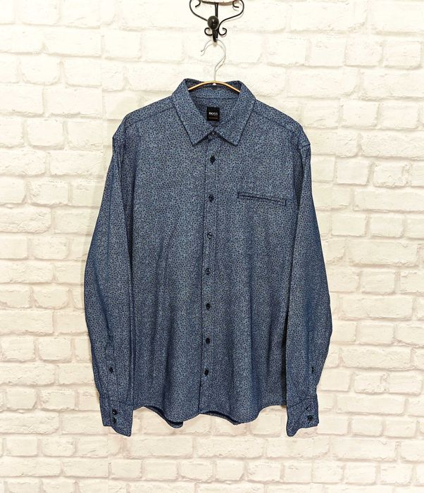 HUGO BOSS Оригинална мъжка риза размер L