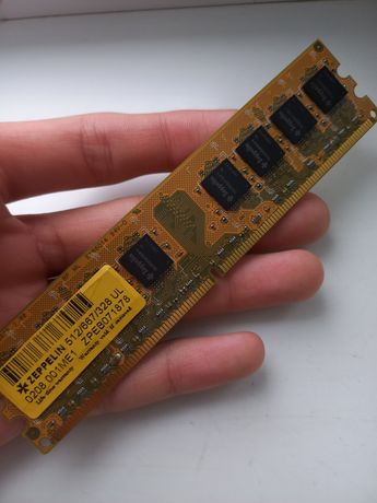 Zeppelin 512MB DDR2 667 и 800 МГц (PC5300 и РС6400) 240-Pin