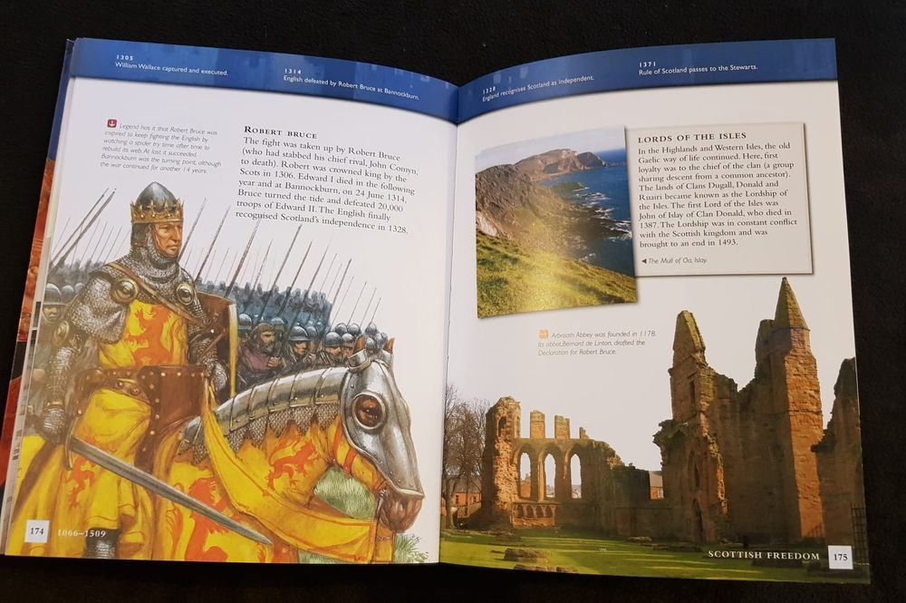 Enciclopedie/ carte în limba engleză, ,,British History", 512 pagini