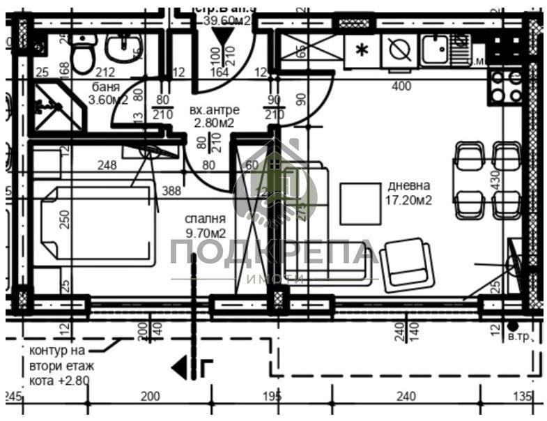 Продава се Двустаен апартамент в Пловдив, Христо Смирненски - 47 кв.м за 1181 €/кв.м - Снимка #5