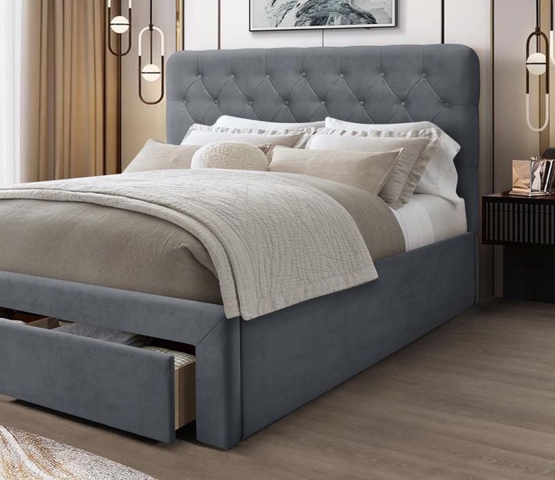 Тапицирано легло Marisol Сиво