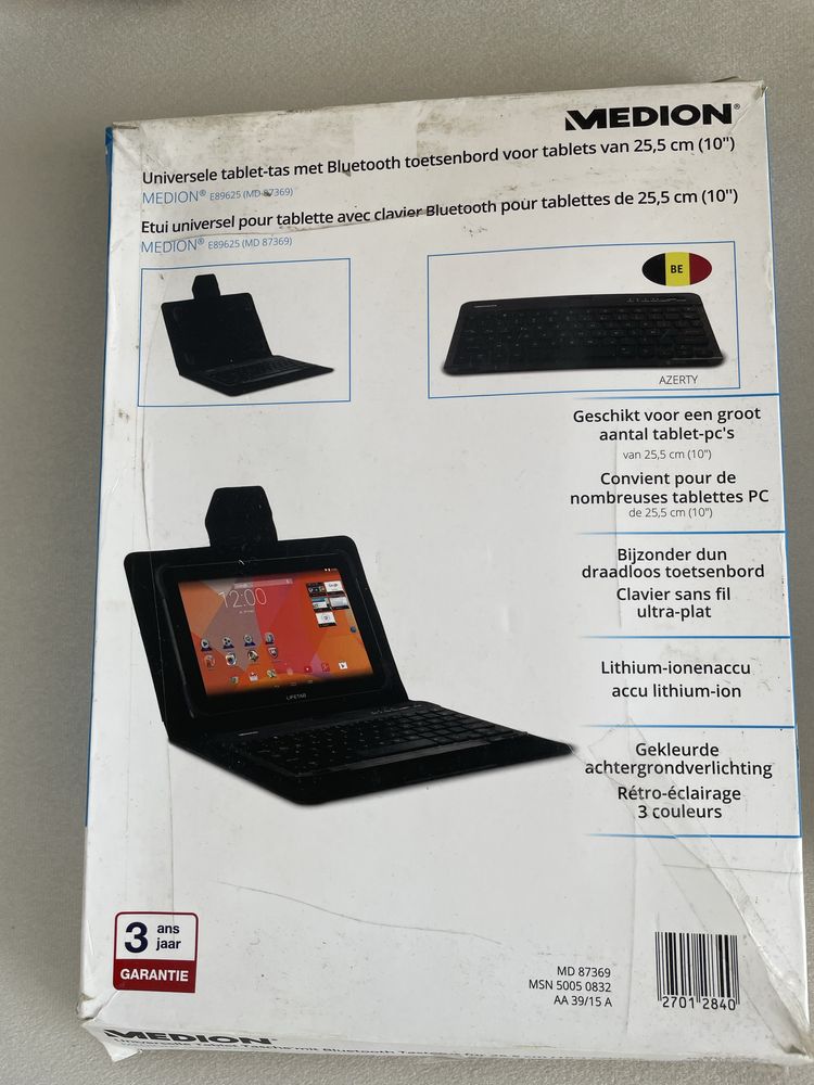 Таблет samsung galaksi tab A и калъф с клавиатура за него