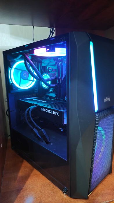 Carcasa PC nJoy Fort Negru ARGB