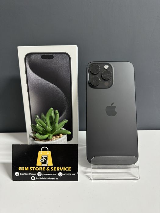 Iphone 15 Pro Max 512Gb Black Titanium Garantie Gsm Store&Service