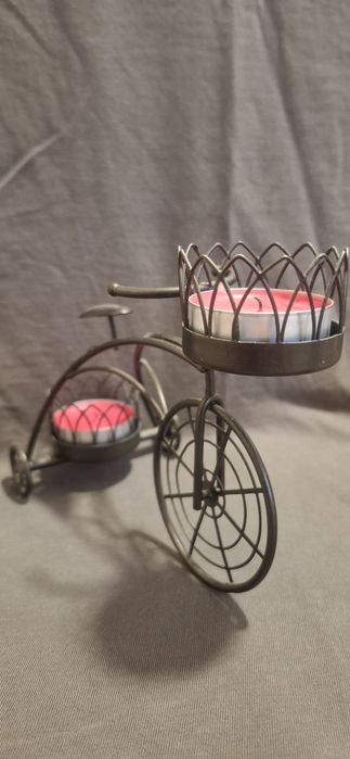 Свещник "Винтидж велосипед"