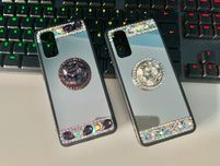 Husa oglinda,inel + pietricele Samsung Galaxy S20, S20 Plus, S20 Ultra