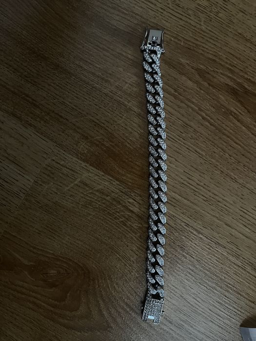 bratara cuban argintie