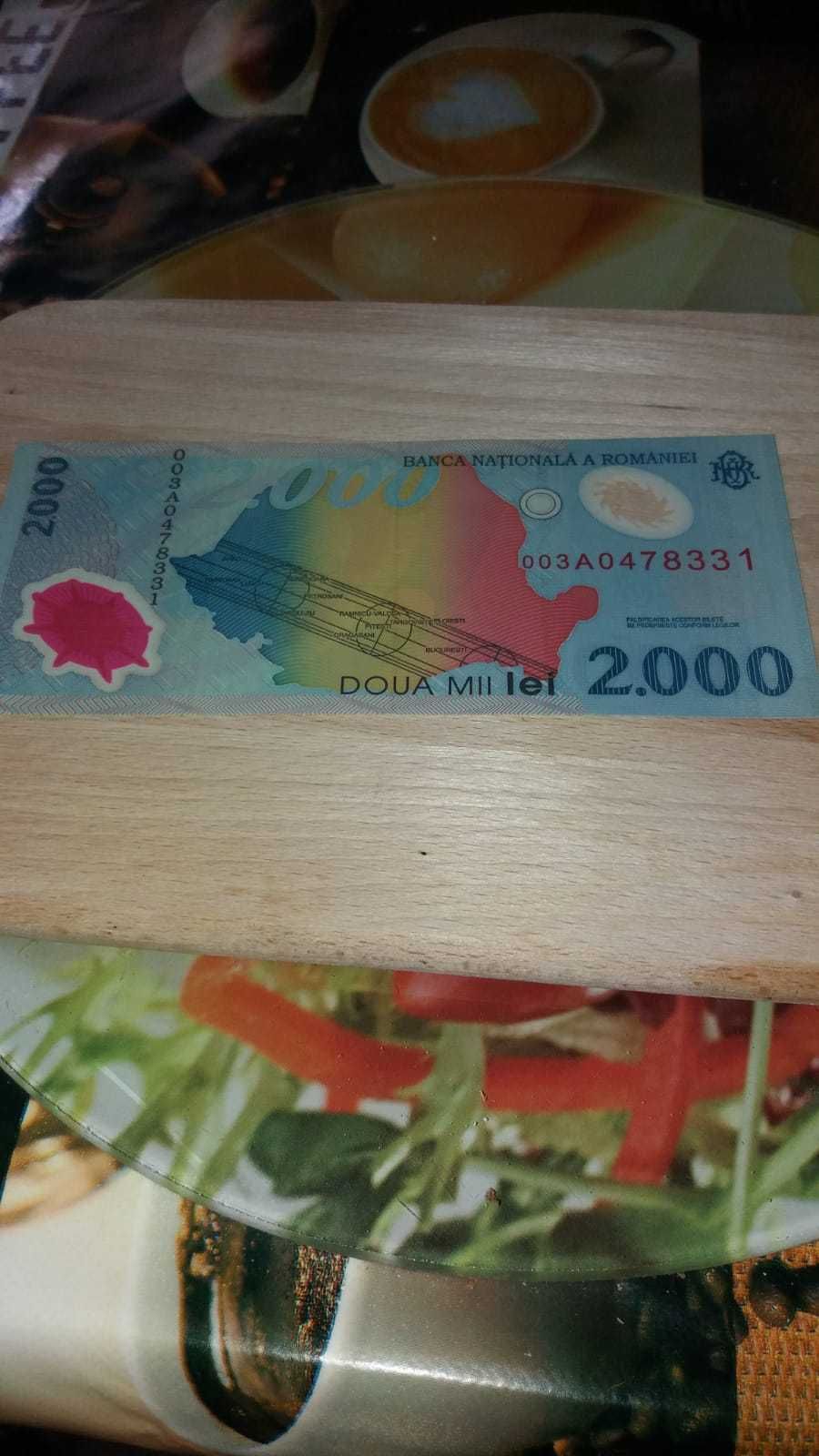 Bancnota eclipsa 2000 lei noua