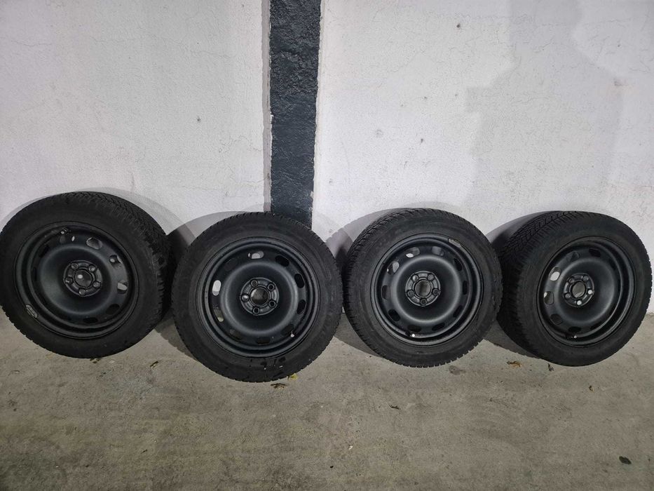 Roti de iarna 195/55 R15 | Jante originale VW | Anvelope Goodyear