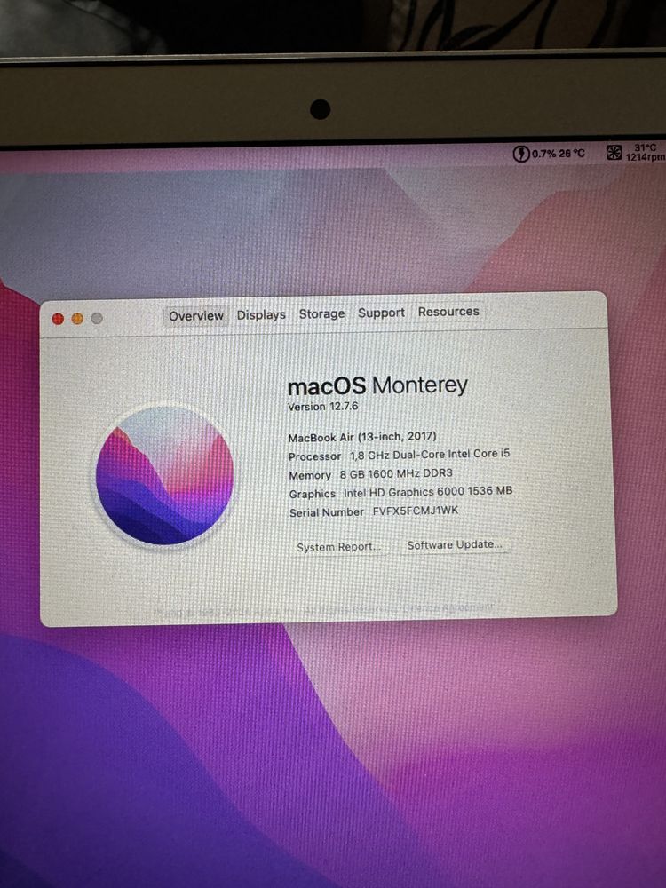 MacBook Air 2017 13”