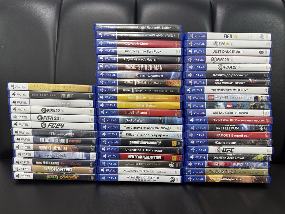 Диски на ps 5 и ps 4