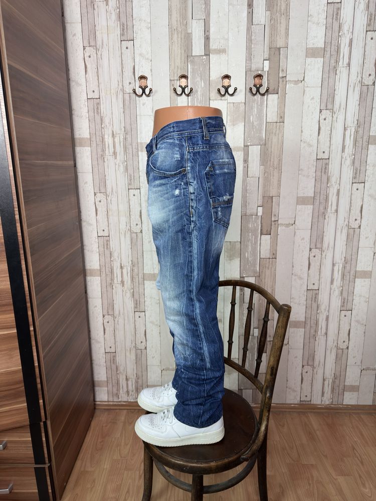 Jeans blugi denim trousers Dsquared2 Artist Rookie originali bumbac