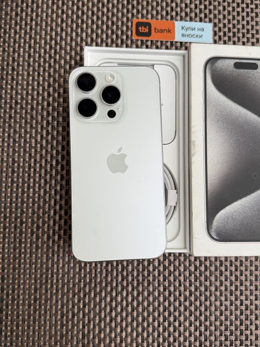 256Gb/*ЛИЗИНГ* IPhone 15 Pro White Titanium Айфон