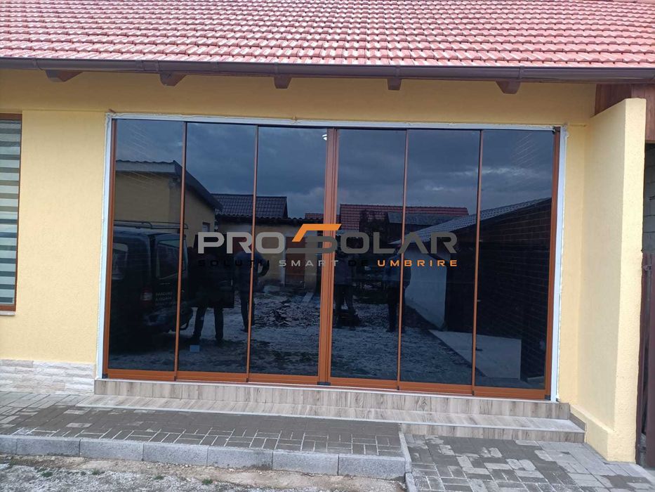 Pergola terasa/ inchideri sticla securizata/ghilotina/ armonica SEBES