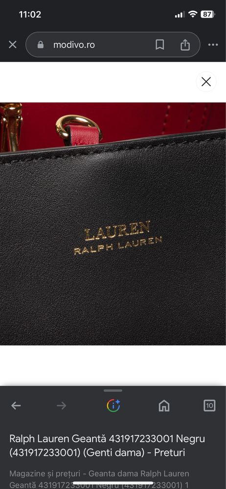 Geanta Lauren Ralph Lauren !!!