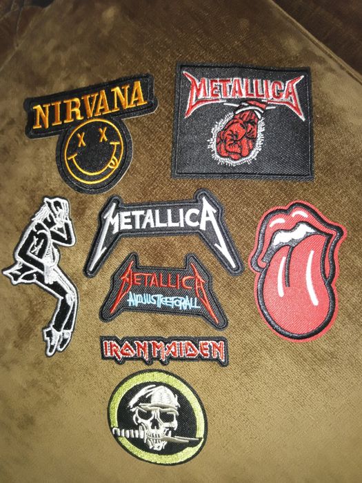 Нашивки бродирани, Rock значки