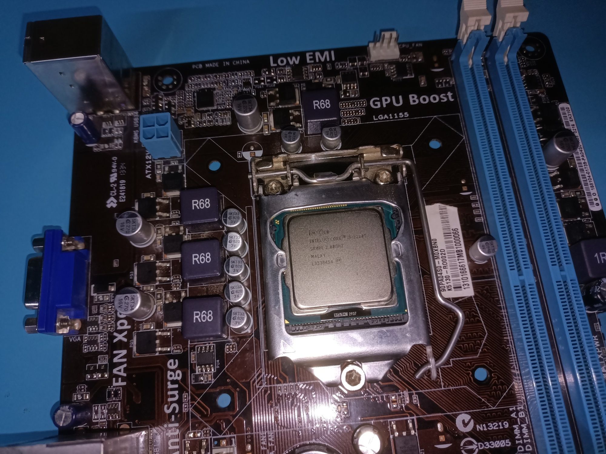 Placa de baza Asus P8H61-M + Intel i3-3220T 2,80Ghz
