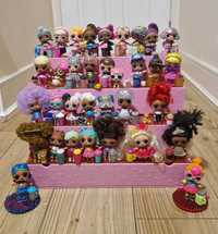 Голяма колекция от lol surprise кукли и поставка
