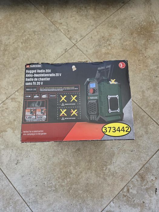 Bluetooth Radio Parkside PBRA 20-LI B2