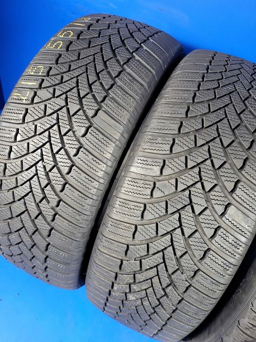 Vand 4 anvelope m+s 215 55 18 Michelin +Bridgestone foarte foarte bune