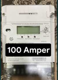 Счётчик электроэнергии 3-фазный | EX518| 380V 100A