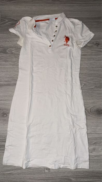 Rochie US polo alba